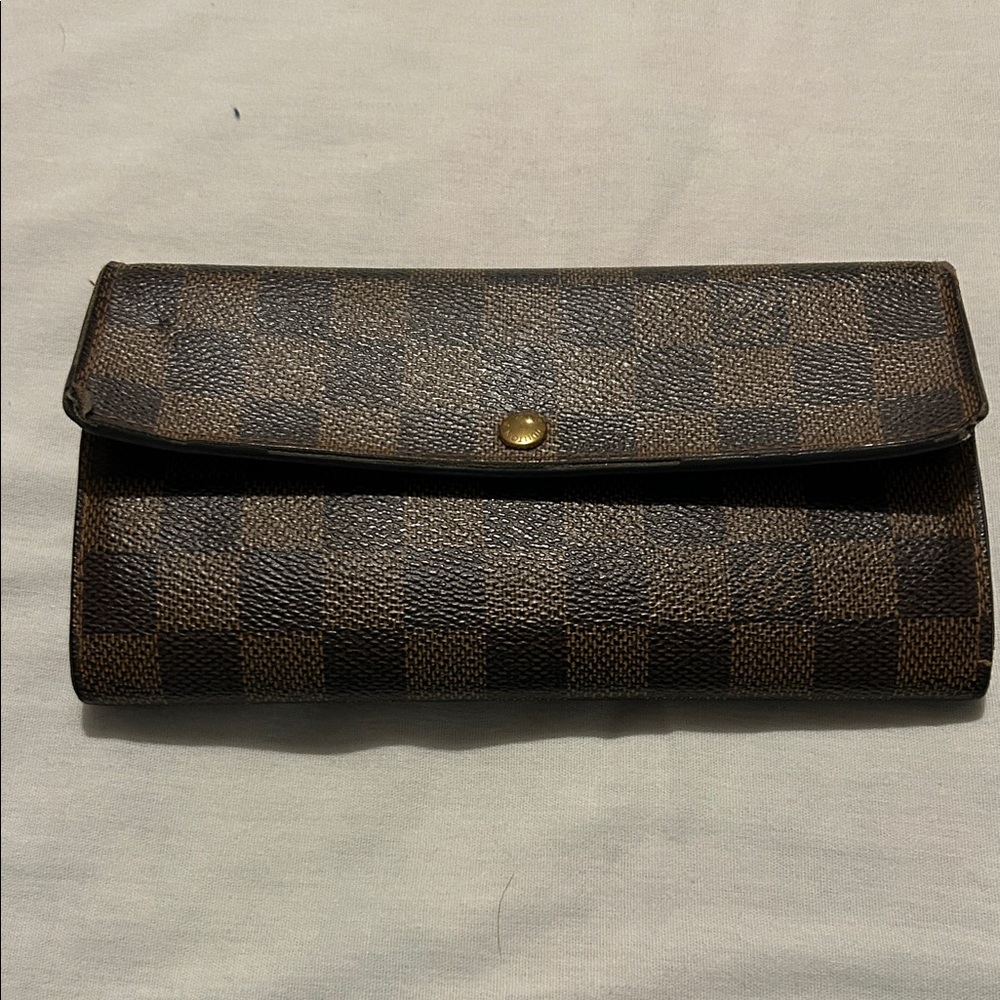 Louis Vuitton Brown Checkered Wallet